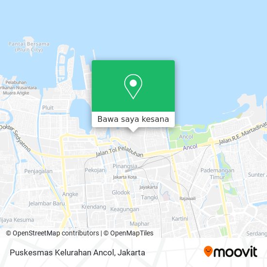 Peta Puskesmas Kelurahan Ancol