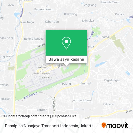 Peta Panalpina Nusajaya Transport Indonesia