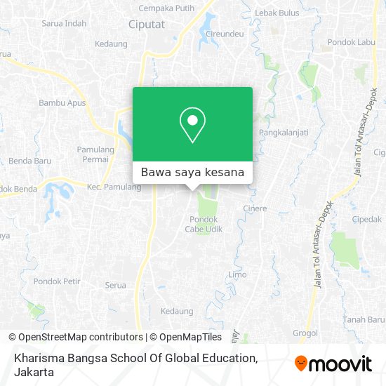 Peta Kharisma Bangsa School Of Global Education