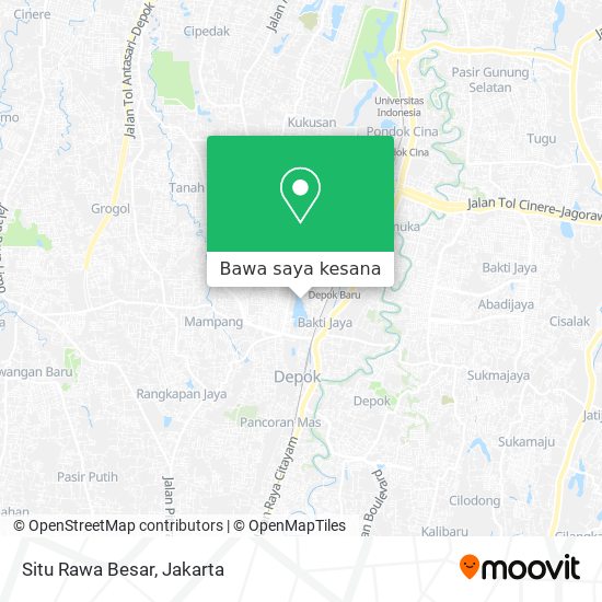 Peta Situ Rawa Besar