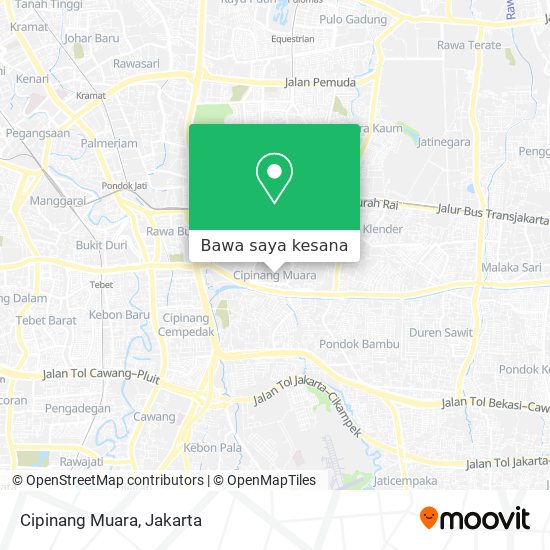 Peta Cipinang Muara