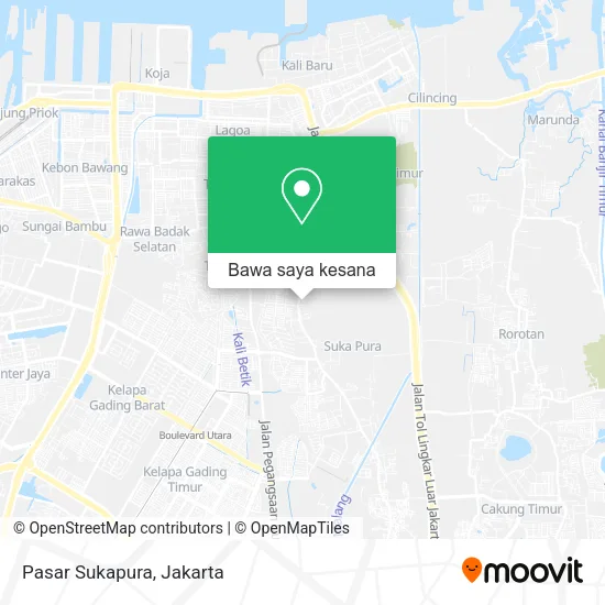 Peta Pasar Sukapura