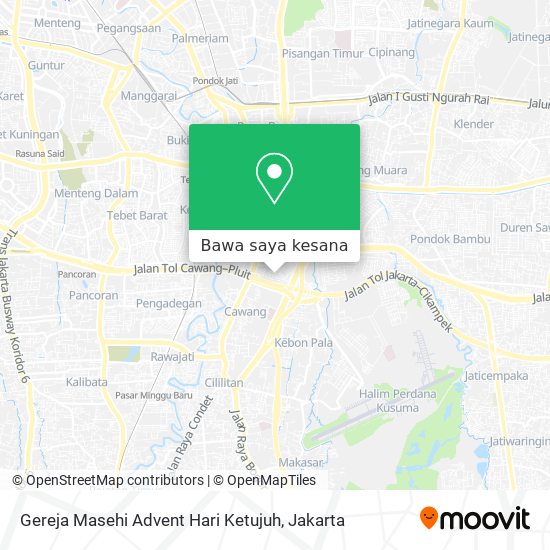 Peta Gereja Masehi Advent Hari Ketujuh