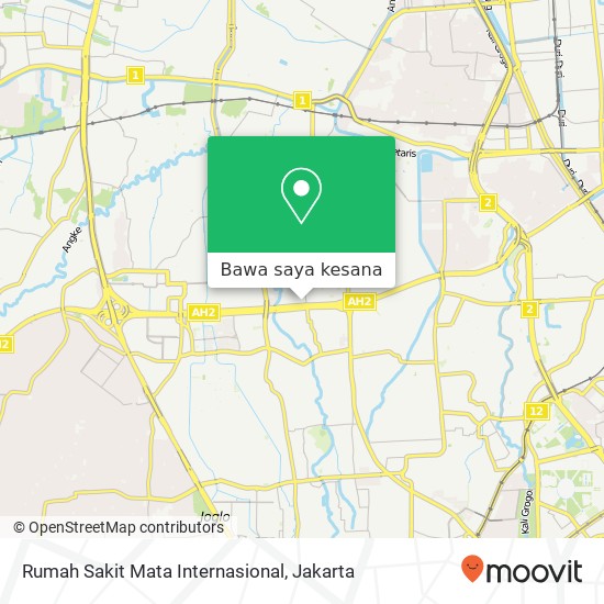 Peta Rumah Sakit Mata Internasional