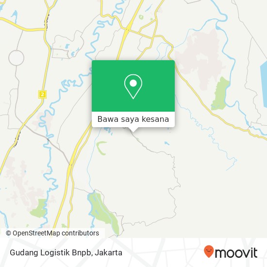 Peta Gudang Logistik Bnpb