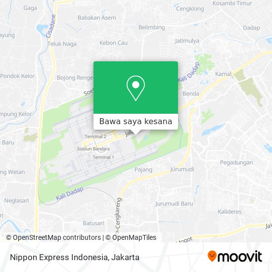 Peta Nippon Express Indonesia