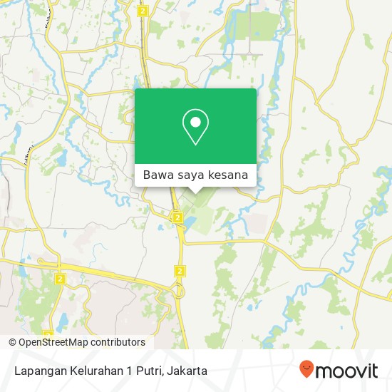 Peta Lapangan Kelurahan 1 Putri