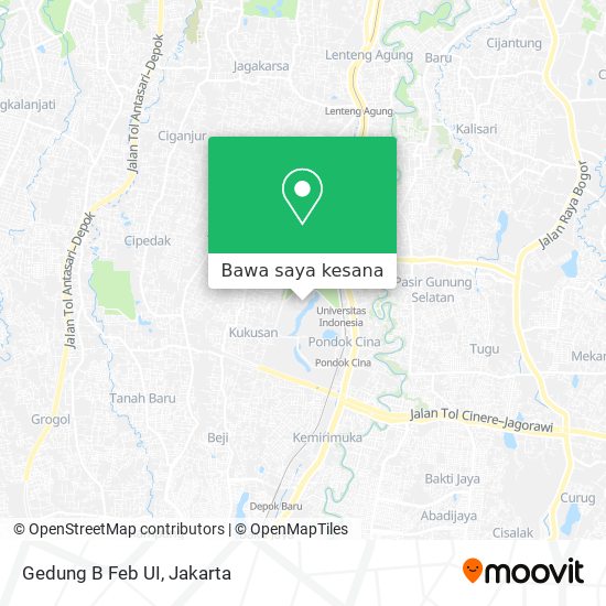 Peta Gedung B Feb UI