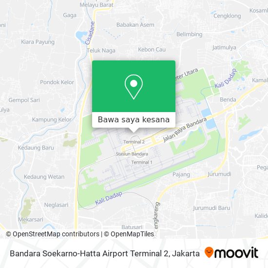 Peta Bandara Soekarno-Hatta Airport Terminal 2