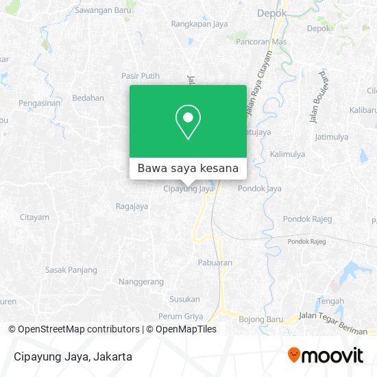Peta Cipayung Jaya