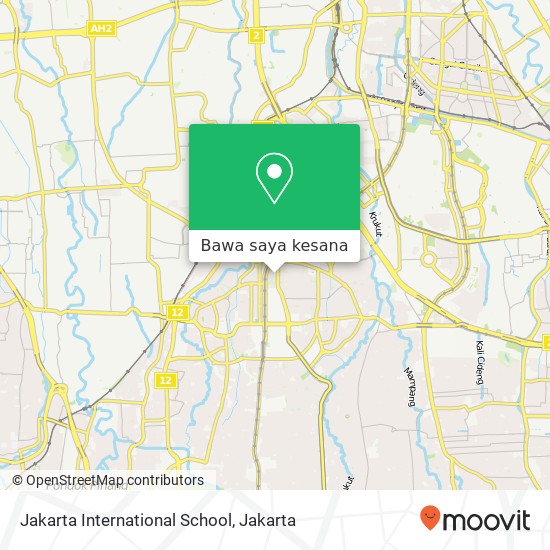 Peta Jakarta International School