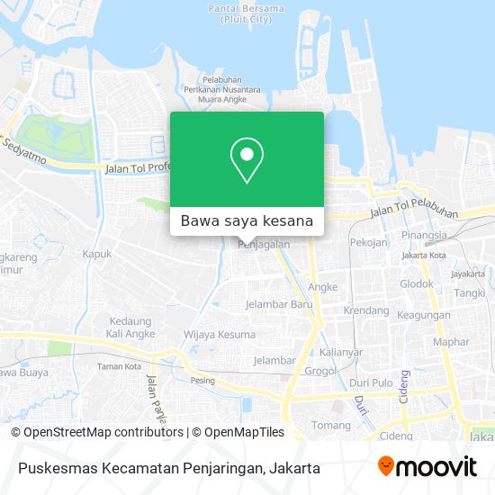 Peta Puskesmas Kecamatan Penjaringan