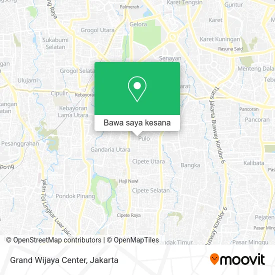 Peta Grand Wijaya Center