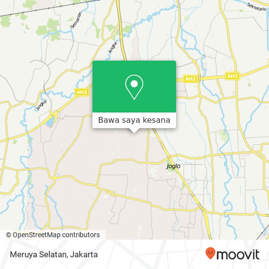 Peta Meruya Selatan