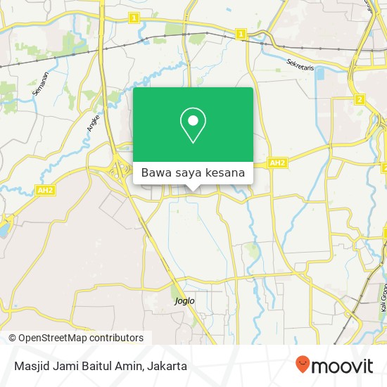 Peta Masjid Jami Baitul Amin