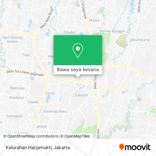 Peta Kelurahan Harjamukti