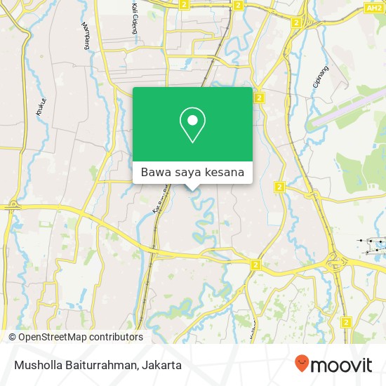 Peta Musholla Baiturrahman
