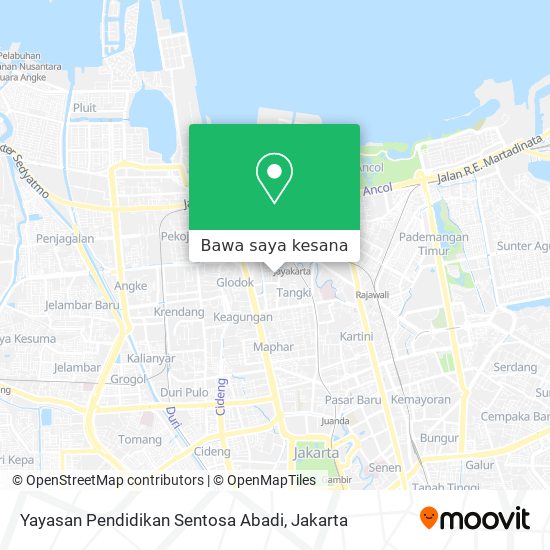 Peta Yayasan Pendidikan Sentosa Abadi