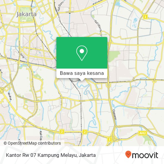 Peta Kantor Rw 07 Kampung Melayu