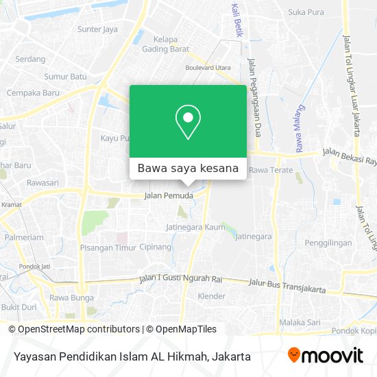 Peta Yayasan Pendidikan Islam AL Hikmah