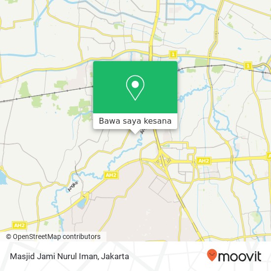 Peta Masjid Jami Nurul Iman