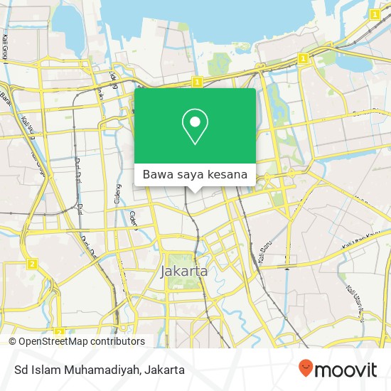 Peta Sd Islam Muhamadiyah