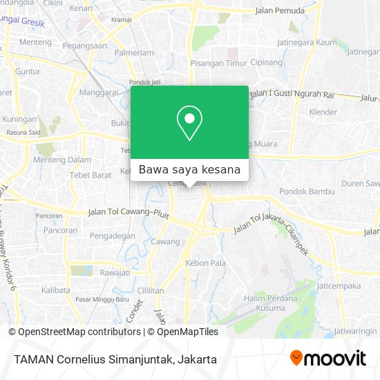 Peta TAMAN Cornelius Simanjuntak