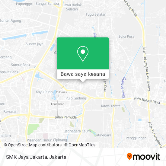 Peta SMK Jaya Jakarta