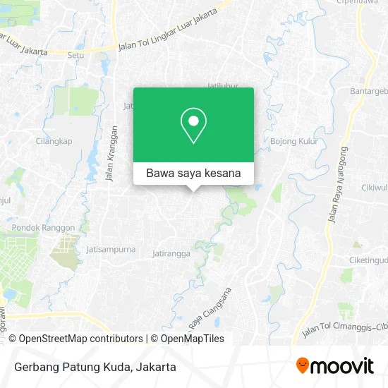 Peta Gerbang Patung Kuda