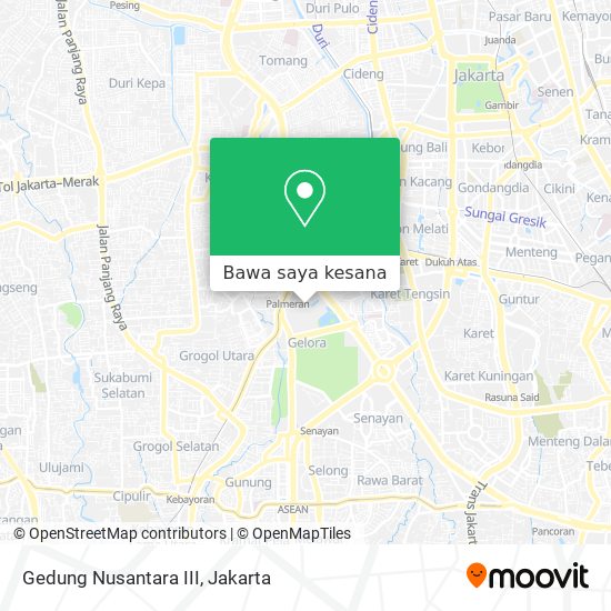 Peta Gedung Nusantara III