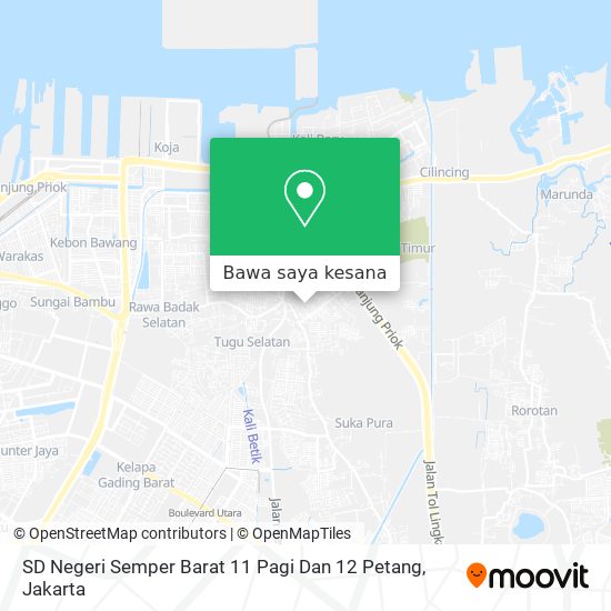 Peta SD Negeri Semper Barat 11 Pagi Dan 12 Petang