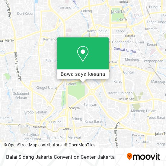 Peta Balai Sidang Jakarta Convention Center