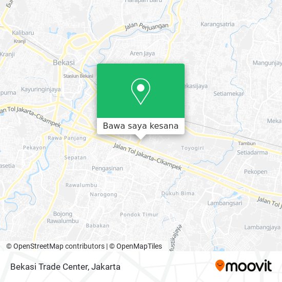 Peta Bekasi Trade Center