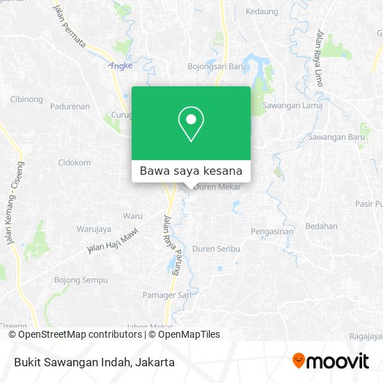 Peta Bukit Sawangan Indah