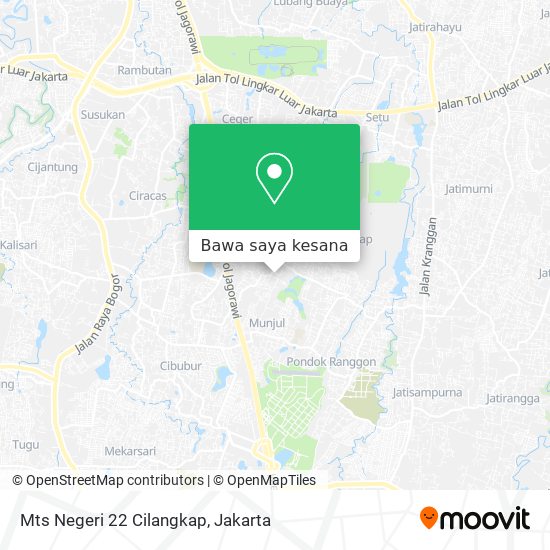 Peta Mts Negeri 22 Cilangkap