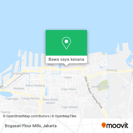 Peta Bogasari Flour Mills