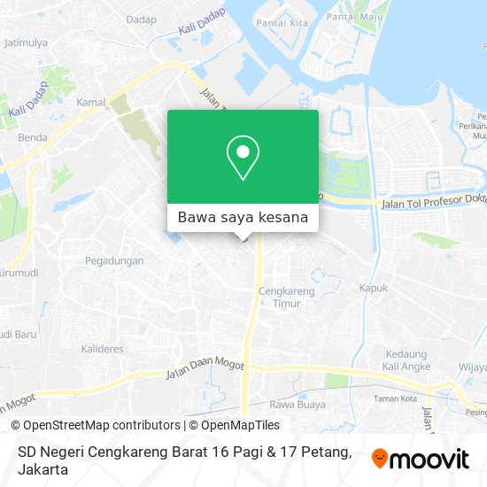 Peta SD Negeri Cengkareng Barat 16 Pagi & 17 Petang