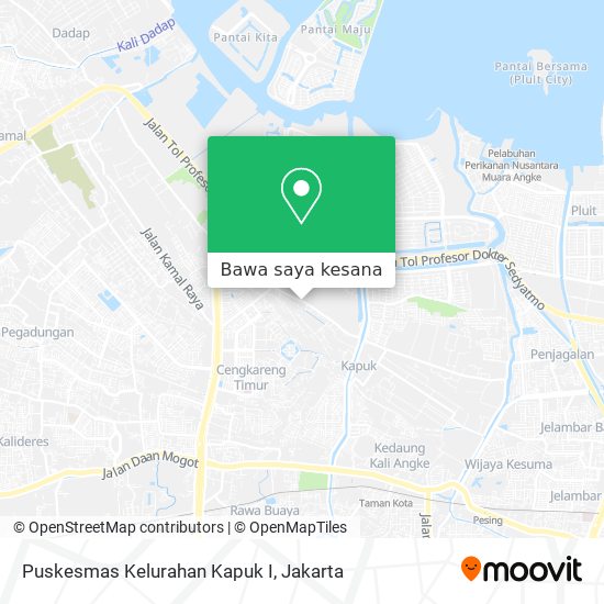 Peta Puskesmas Kelurahan Kapuk I