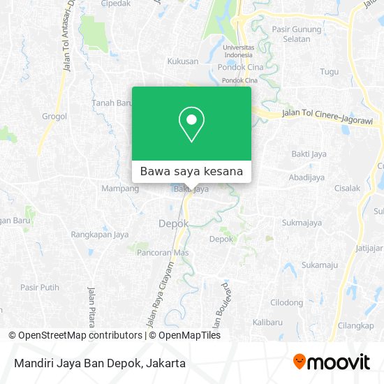 Peta Mandiri Jaya Ban Depok