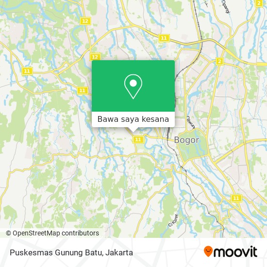 Peta Puskesmas Gunung Batu