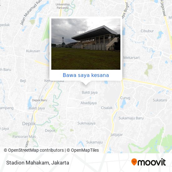 Peta Stadion Mahakam