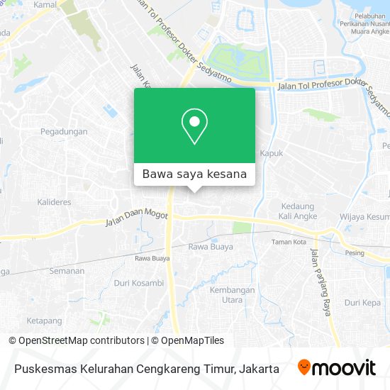 Peta Puskesmas Kelurahan Cengkareng Timur