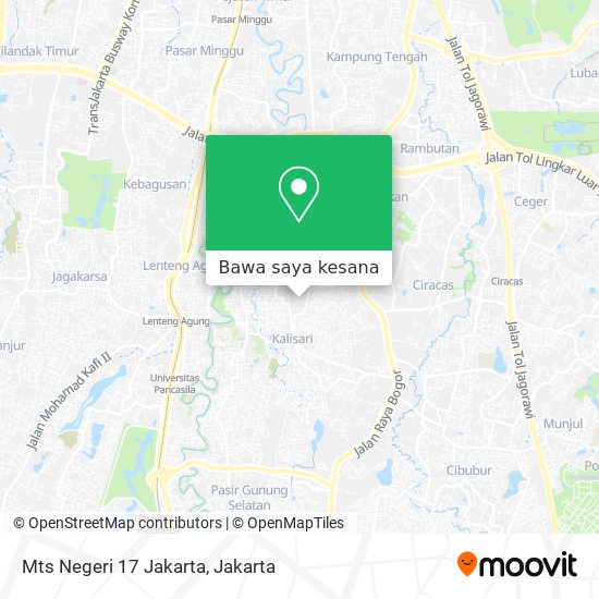 Peta Mts Negeri 17 Jakarta