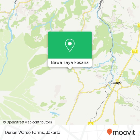 Peta Durian Warso Farms