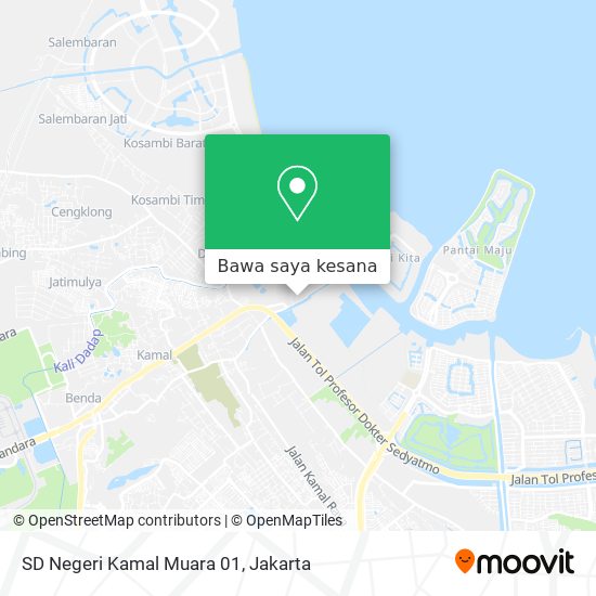 Peta SD Negeri Kamal Muara 01