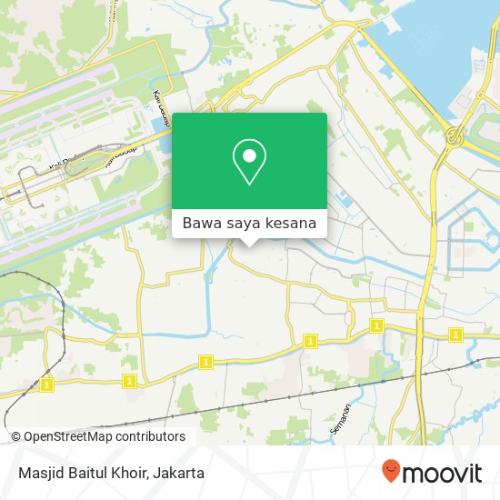 Peta Masjid Baitul Khoir
