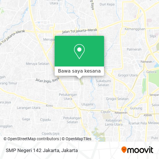 Peta SMP Negeri 142 Jakarta