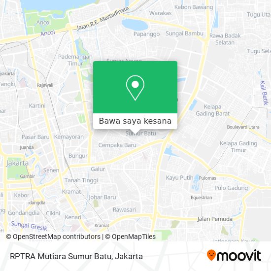 Peta RPTRA Mutiara Sumur Batu