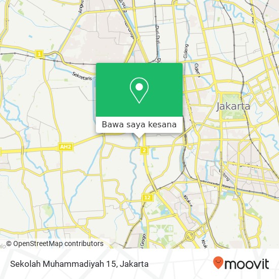 Peta Sekolah Muhammadiyah 15