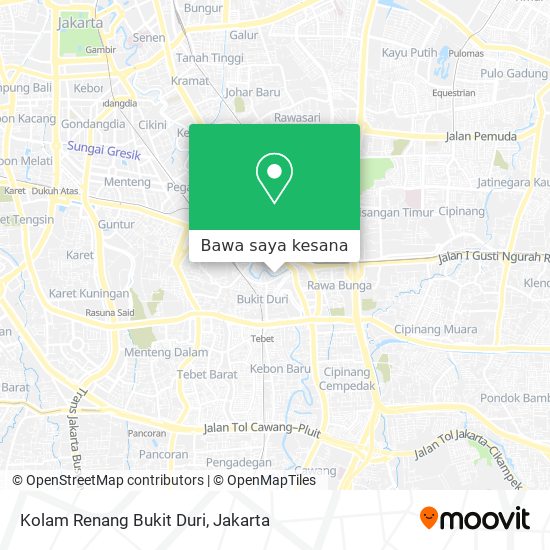 Peta Kolam Renang Bukit Duri